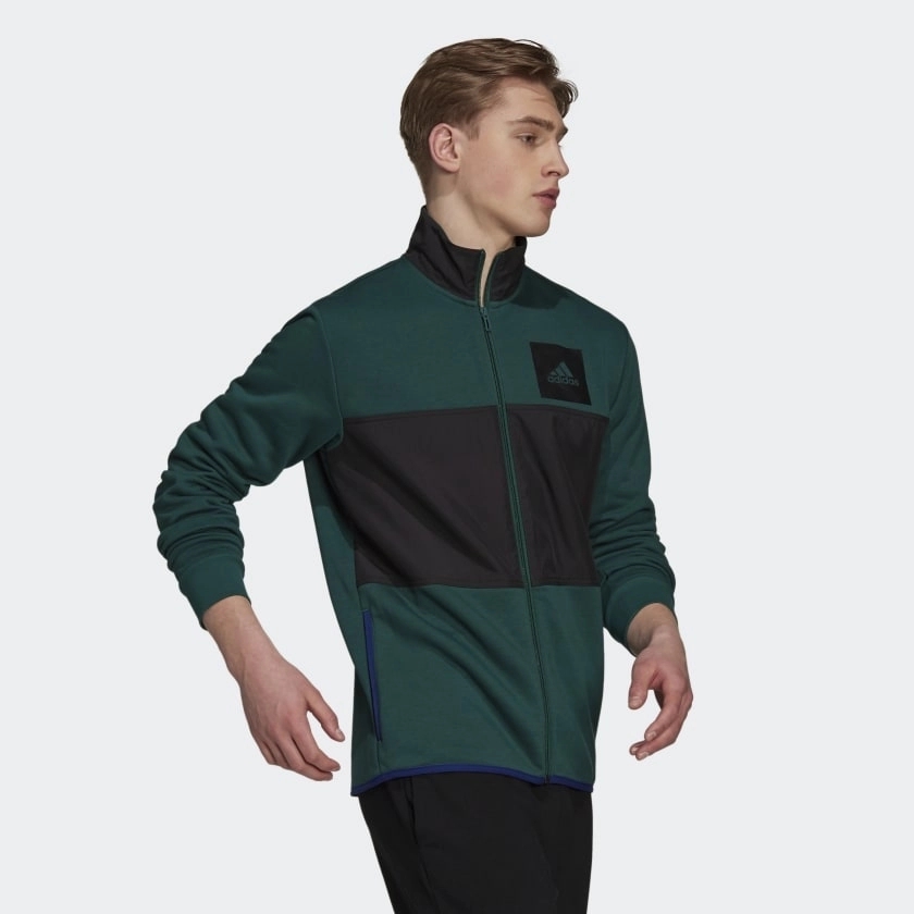 Pulover din fleece de bumbac Adidas pentru bărbați H14662 demo