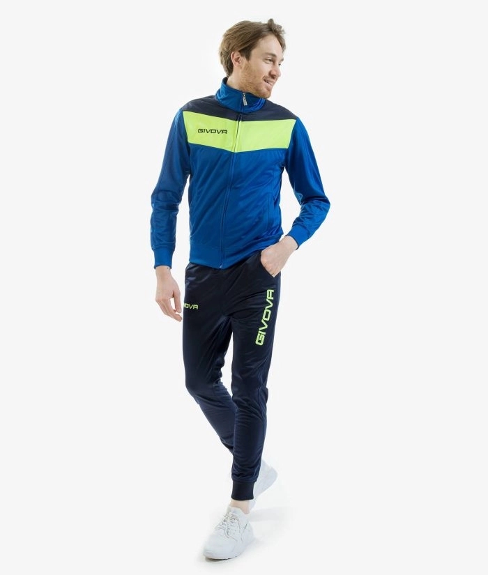 Givova Tuta Campo trening unisex albastru-galben fluorescent 0219 demo