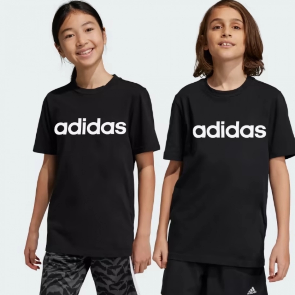 Adidas LIN TEE tricou bumbac copii HR6400 demo
