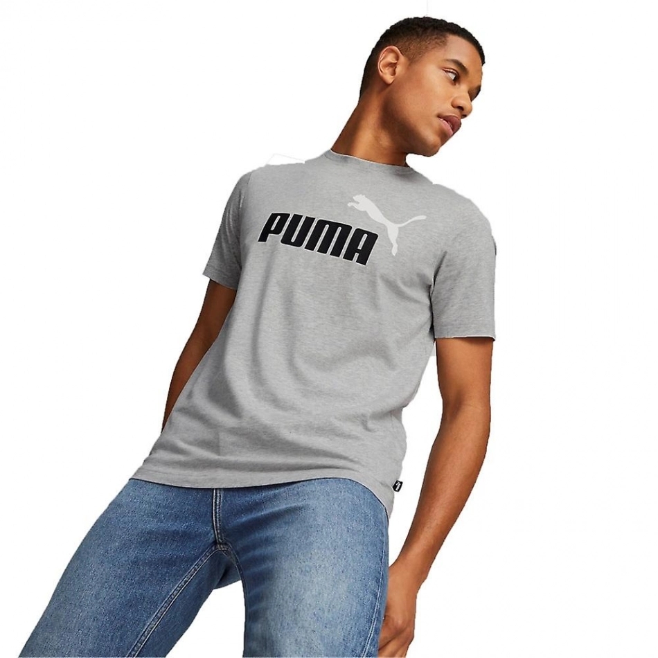 Puma ESS + Col Logo tricou bumbac bărbați 586759 04 demo