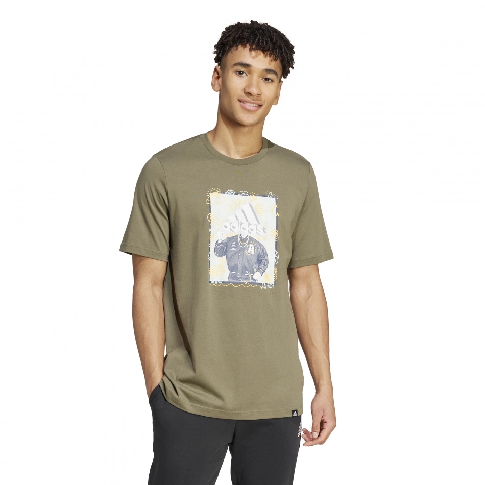 Adidas Doodle bumbac tricou barbati IY8073 demo