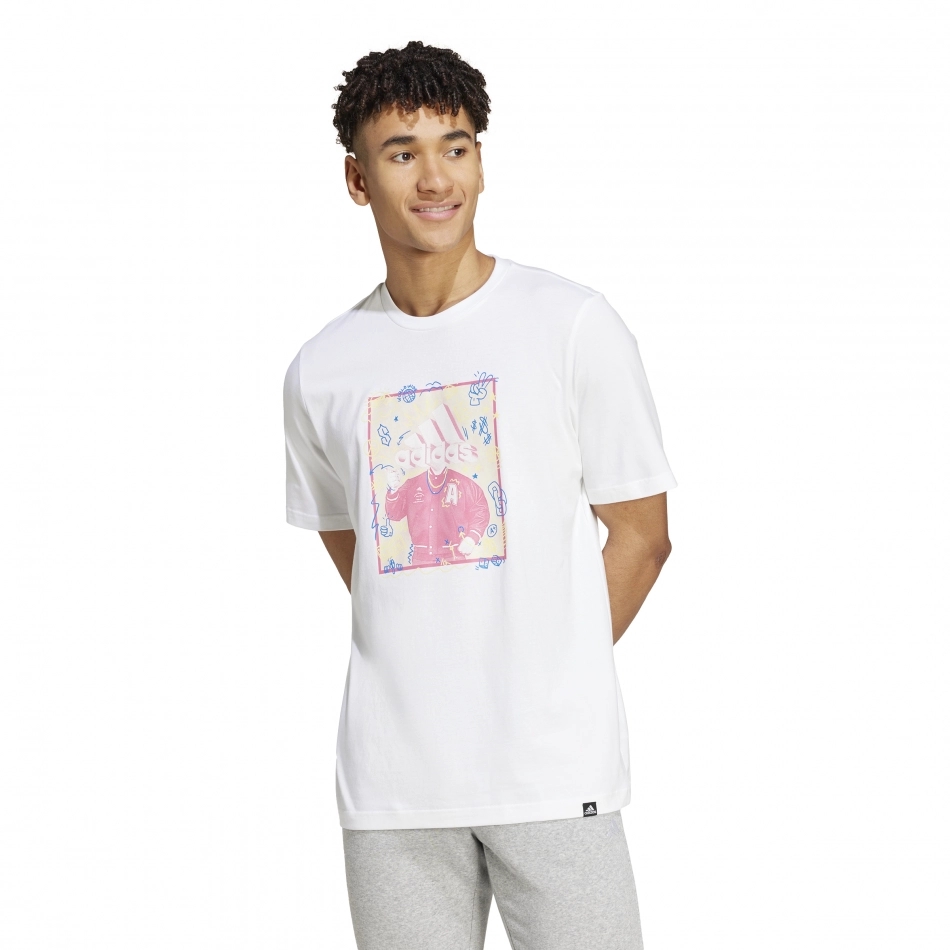 Adidas Doodle bumbac tricou barbati IY8074 demo