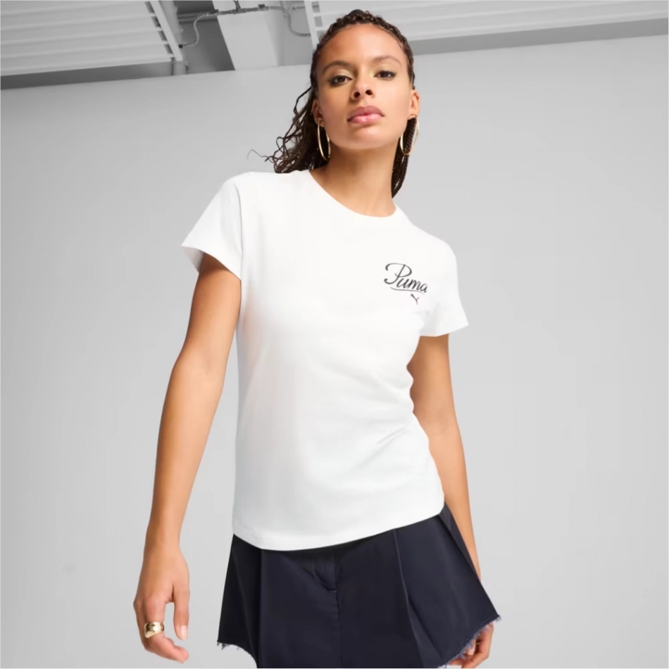 Puma ESS Script tricou bumbac femei 684982 02 demo