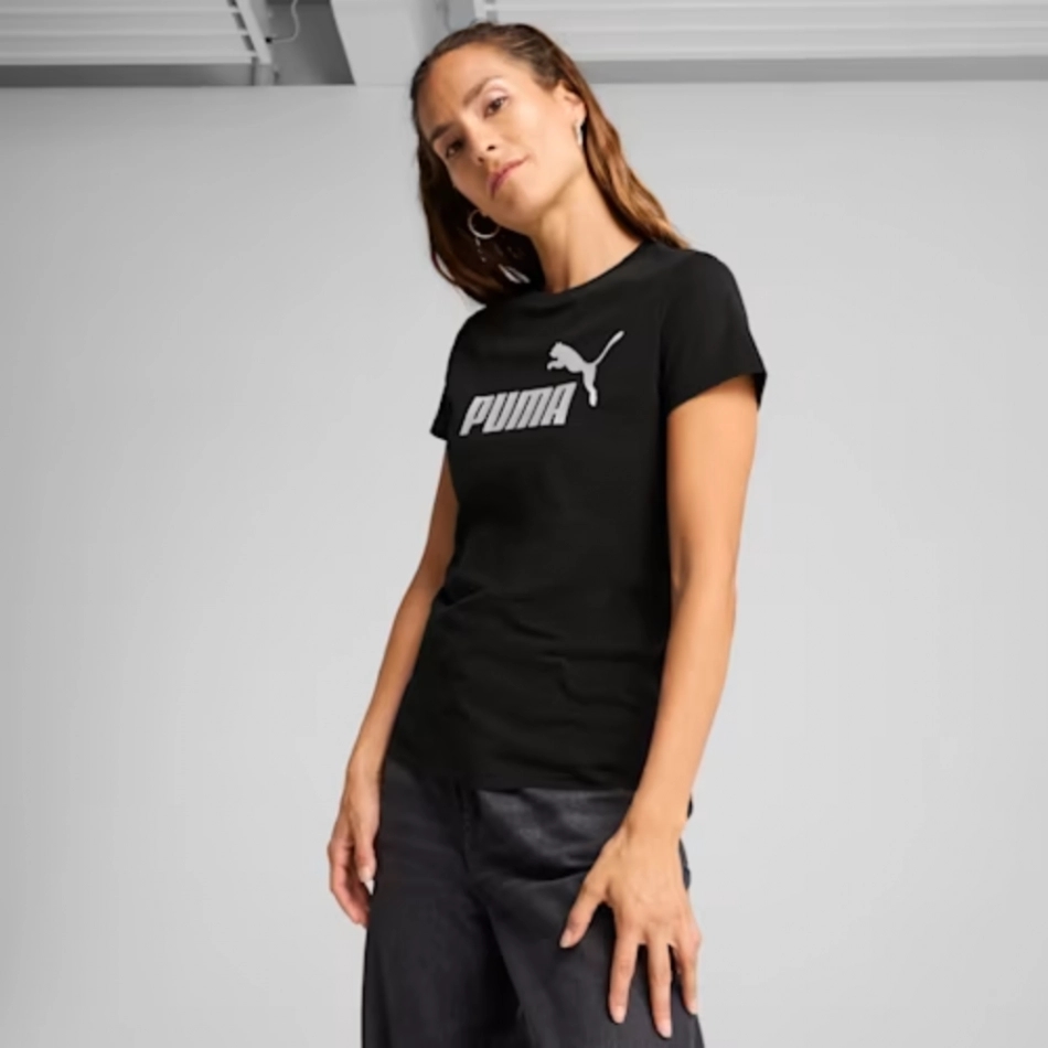 Puma ESS Metallic bumbac tricou femei 631536 01 demo