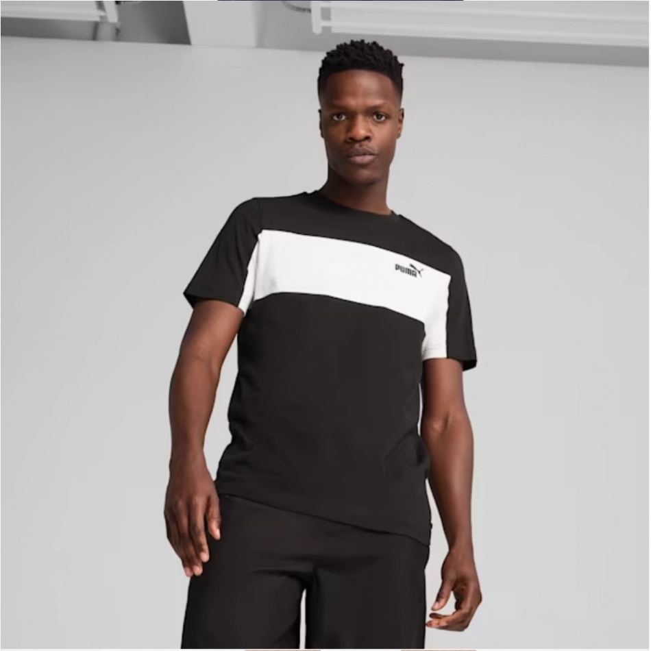 Puma ESS Block bumbac tricou barbati 684685 01 demo