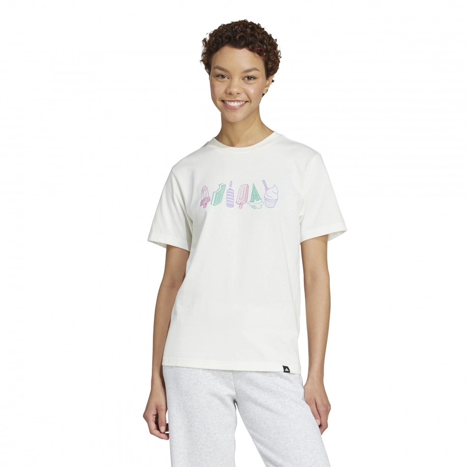 Adidas L Food tricou bumbac femei JN8271 demo