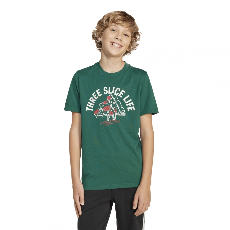 Adidas J Pizza bumbac tricou copii JI6676 demo