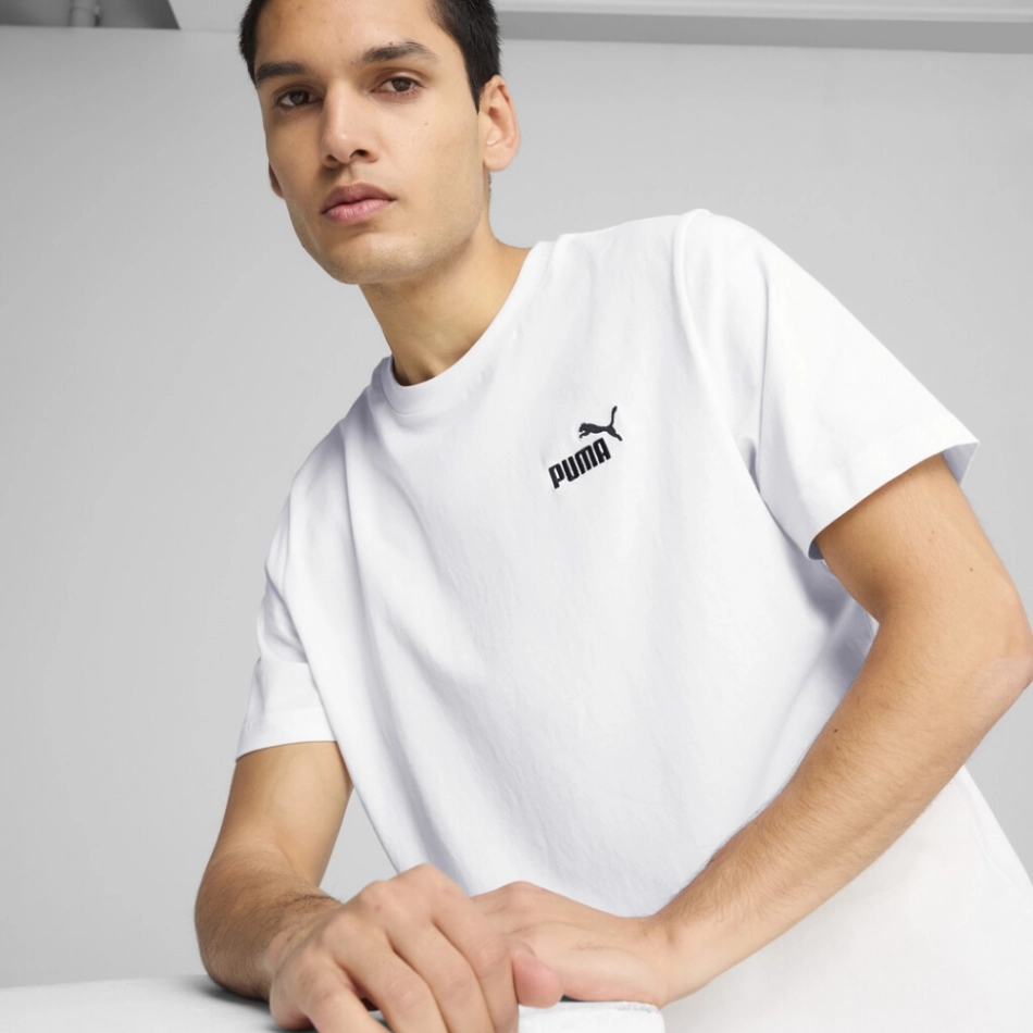 Puma Ess Small bumbac tricou barbati 682534 02 demo
