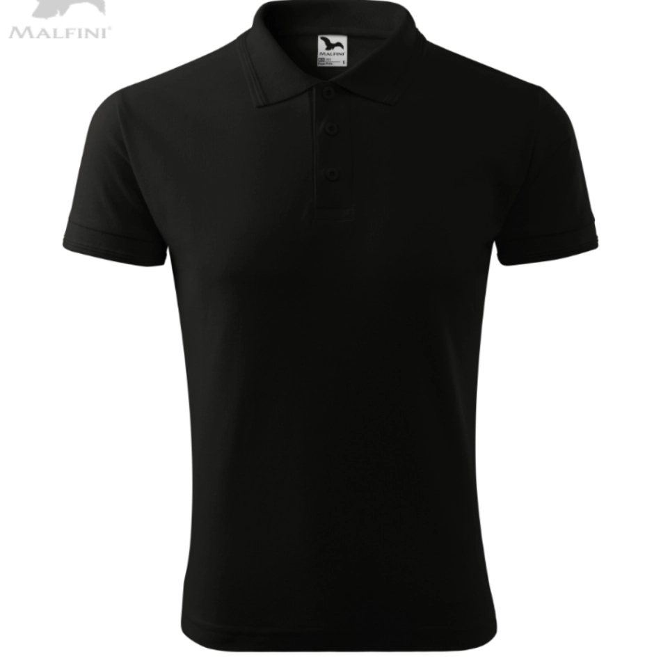 Malfini Pique tricou bărbați negru demo