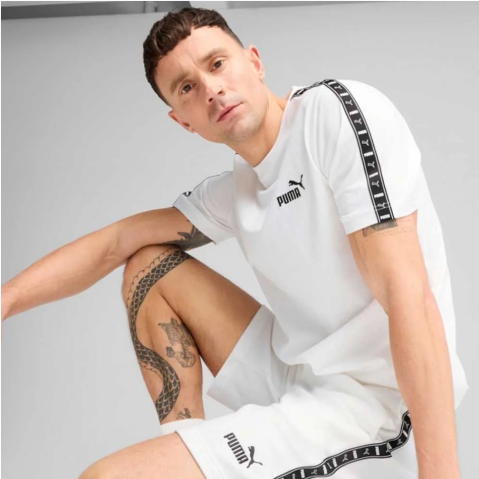 Puma ESS Tape bumbac tricou barbati 684674 02 demo